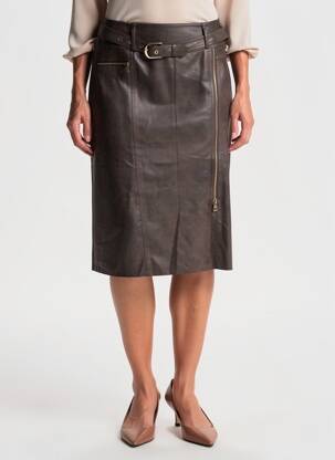 Pusilgis sijonas normala dydis rudas GERRY WEBER moteris