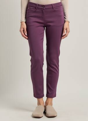 Jegging jersey audinys normala dydis violetinis JOY OF LIFE moteris