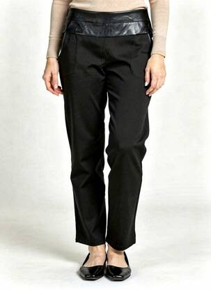 7/8 kelnės juodas MODA moteris