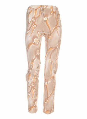 Tiesi kelnė tamprumas aukšta talija rudas ANNE D'ALETH moteris