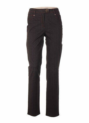 Pantalon tiesi kirpimas maža dydžio rudas QUATTRO moteris