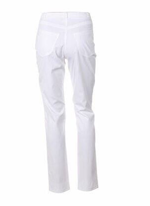 Pantalon tiesi kirpimas normala dydis baltas QUATTRO moteris