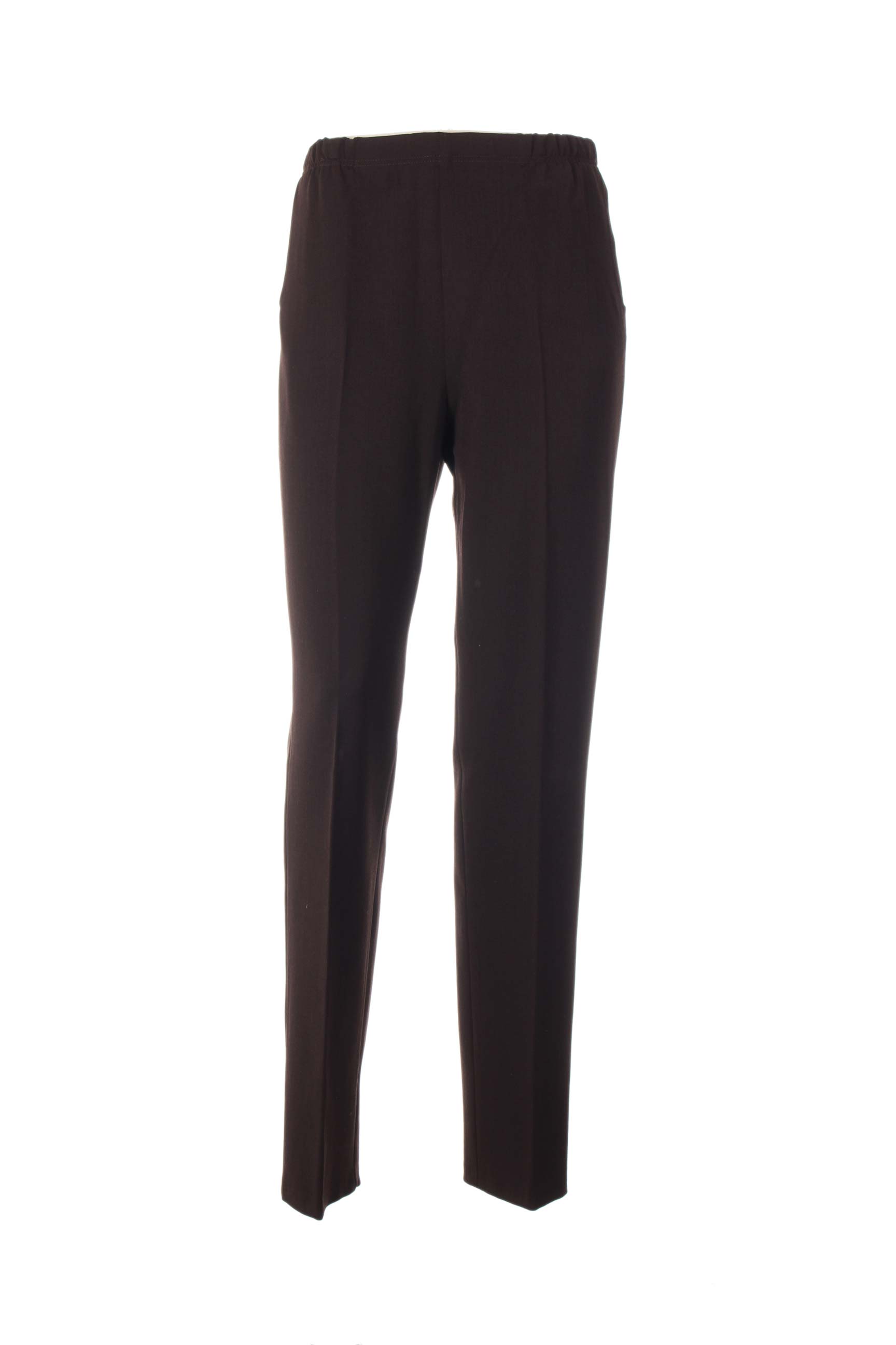 Pantalon tiesi kirpimas rudas QUATTRO moteris