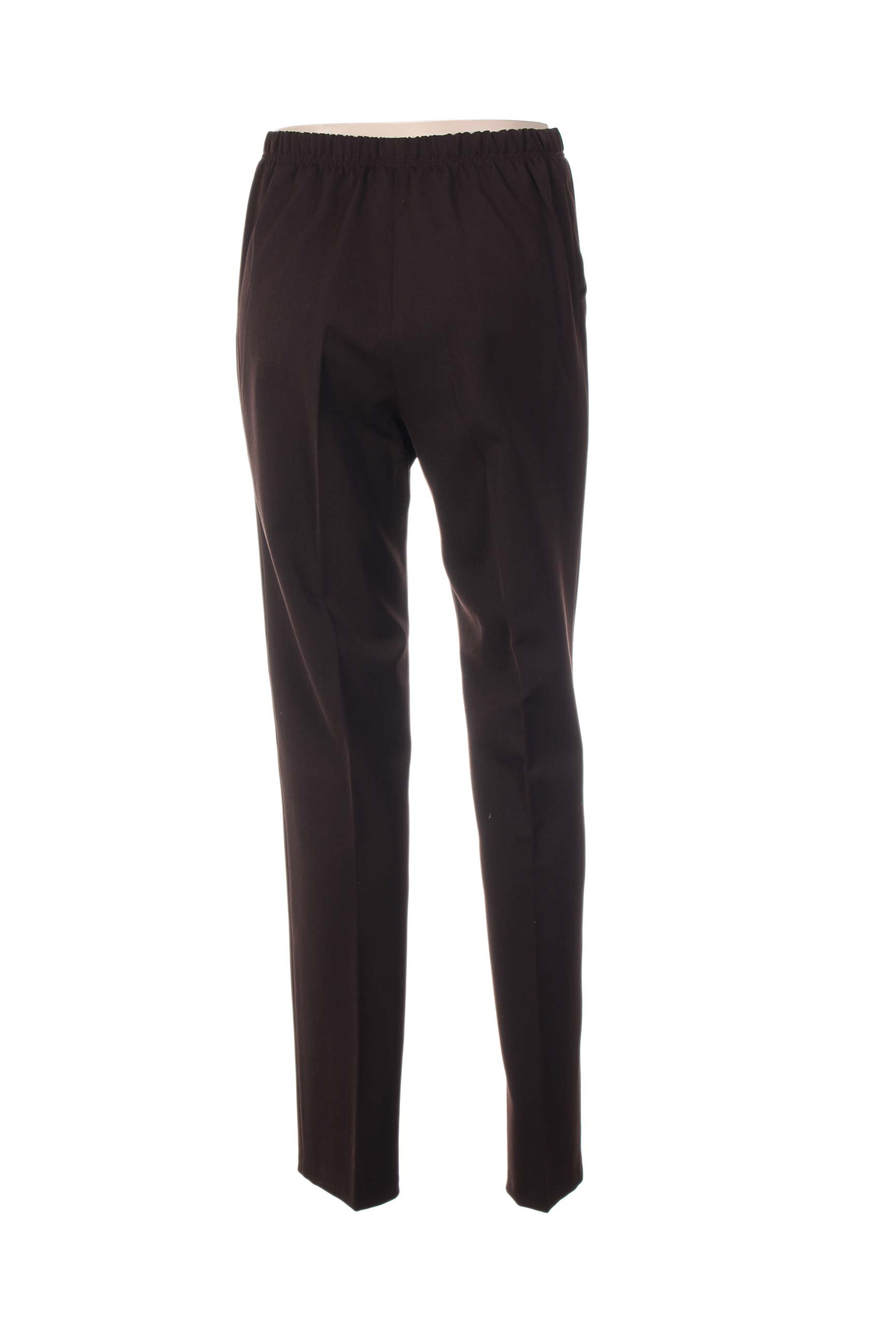 Pantalon tiesi kirpimas rudas QUATTRO moteris