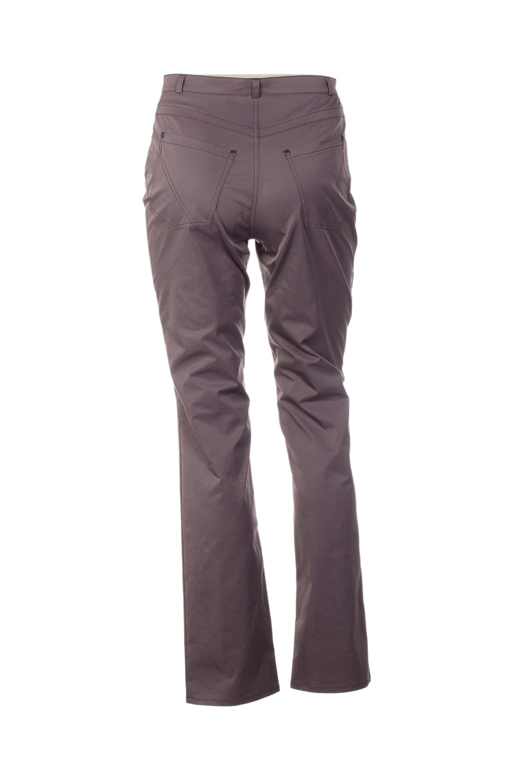 Pantalon tiesi kirpimas maža dydžio rudas QUATTRO moteris
