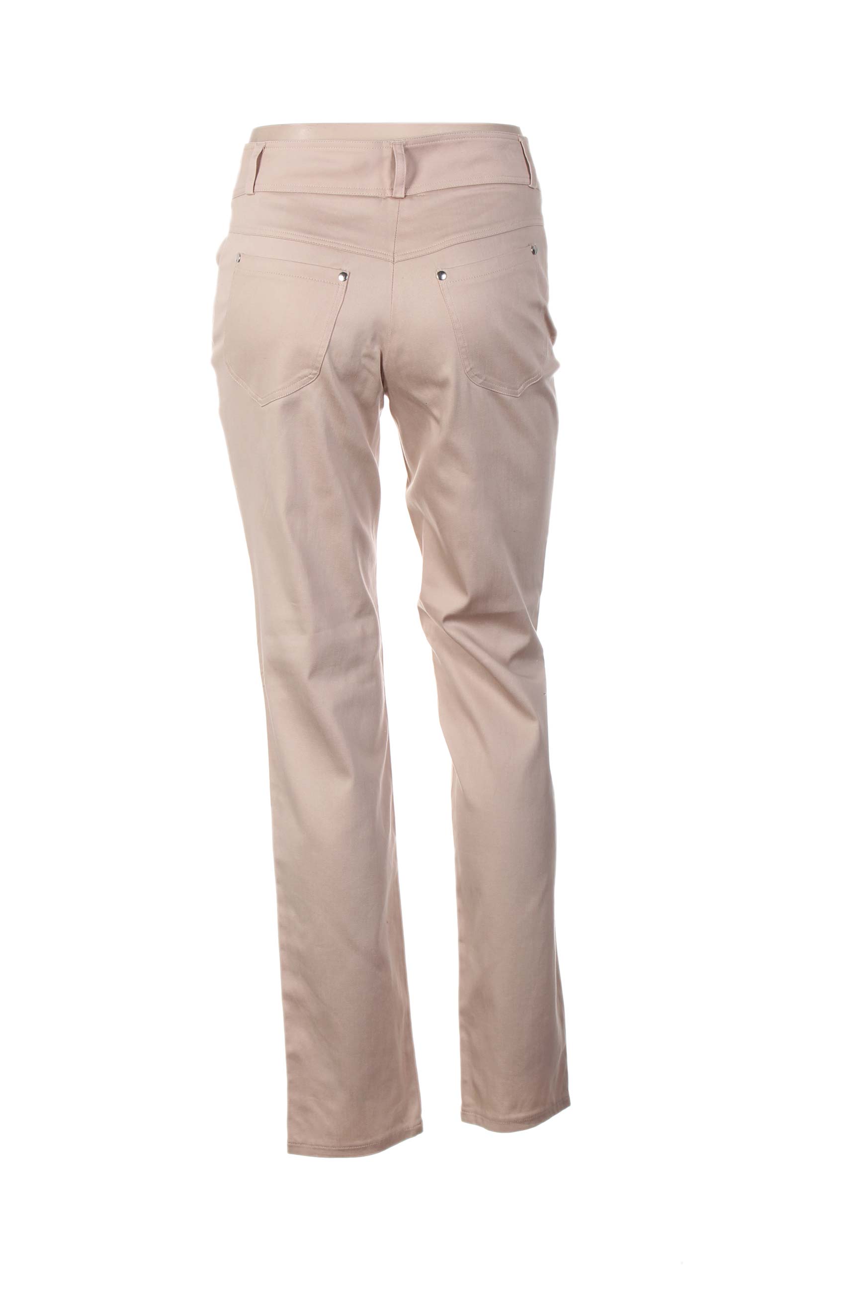 Pantalon tiesi kirpimas maža dydžio bežinis QUATTRO moteris
