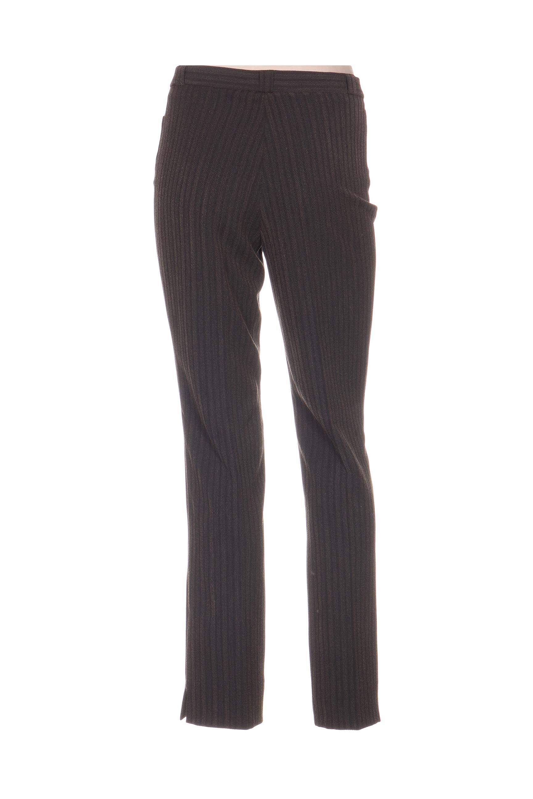 Pantalon tiesi kirpimas rudas QUATTRO moteris
