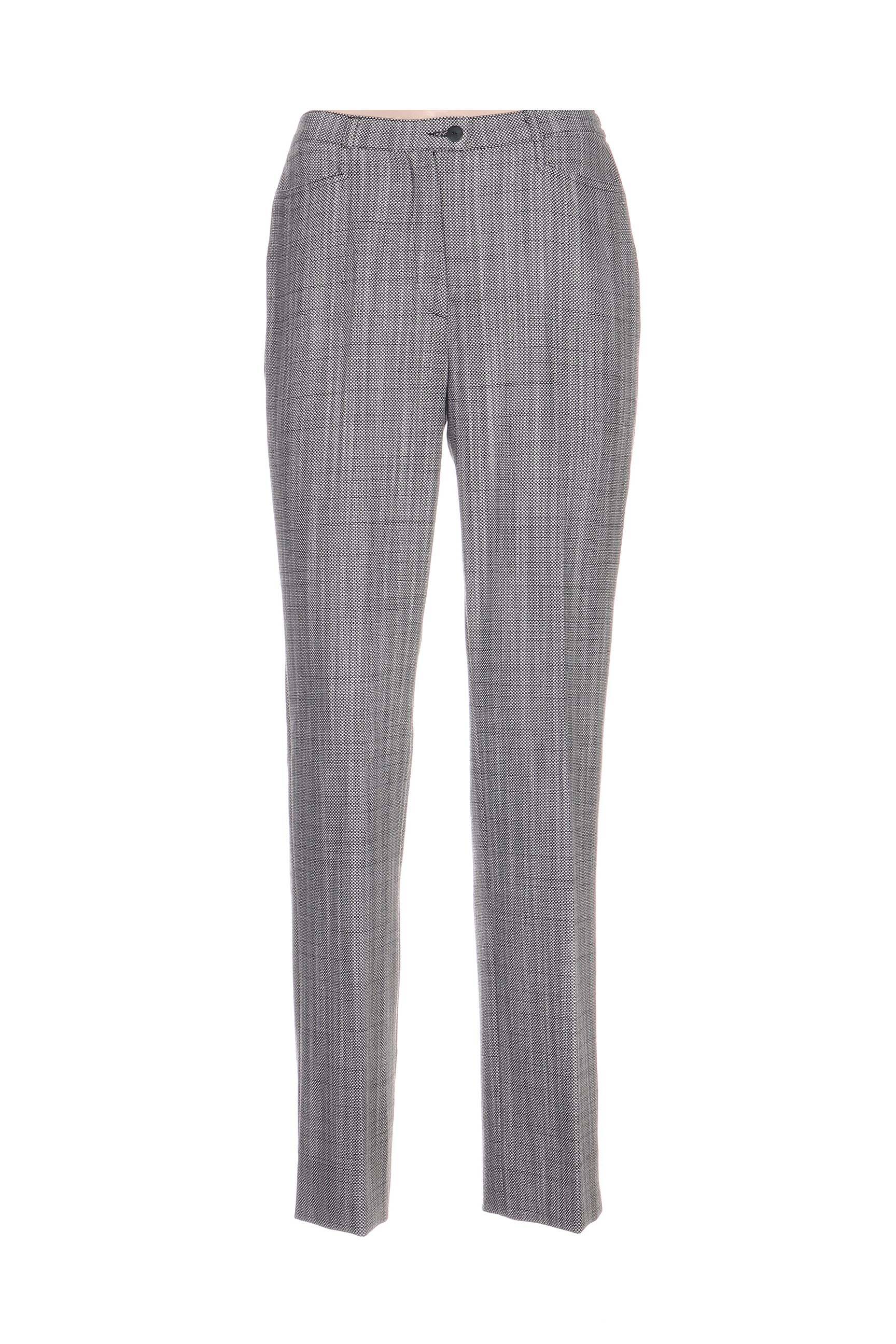 Pantalon tiesi kirpimas maža dydžio pilka QUATTRO moteris