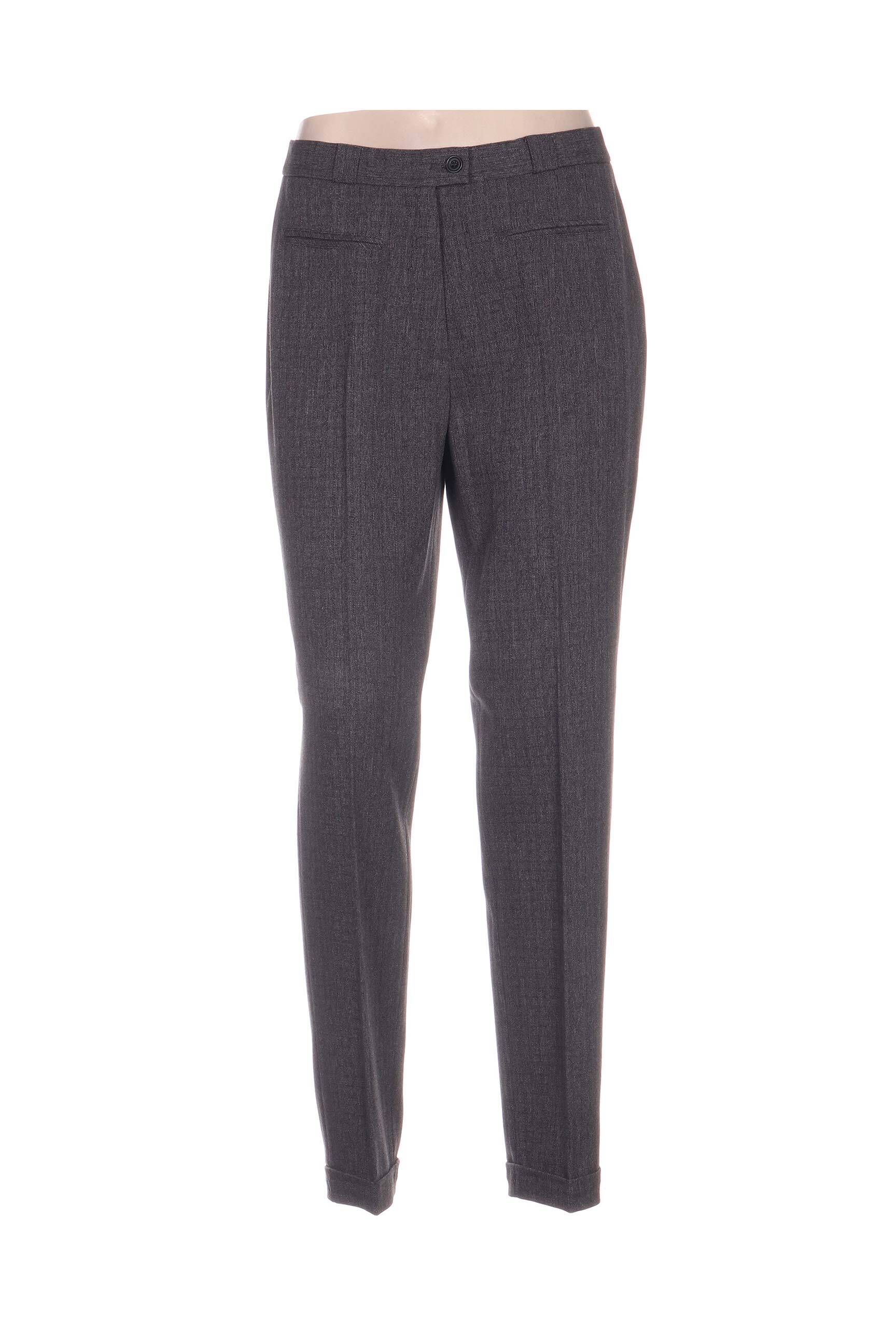 Pantalon tiesi kirpimas maža dydžio pilka QUATTRO moteris