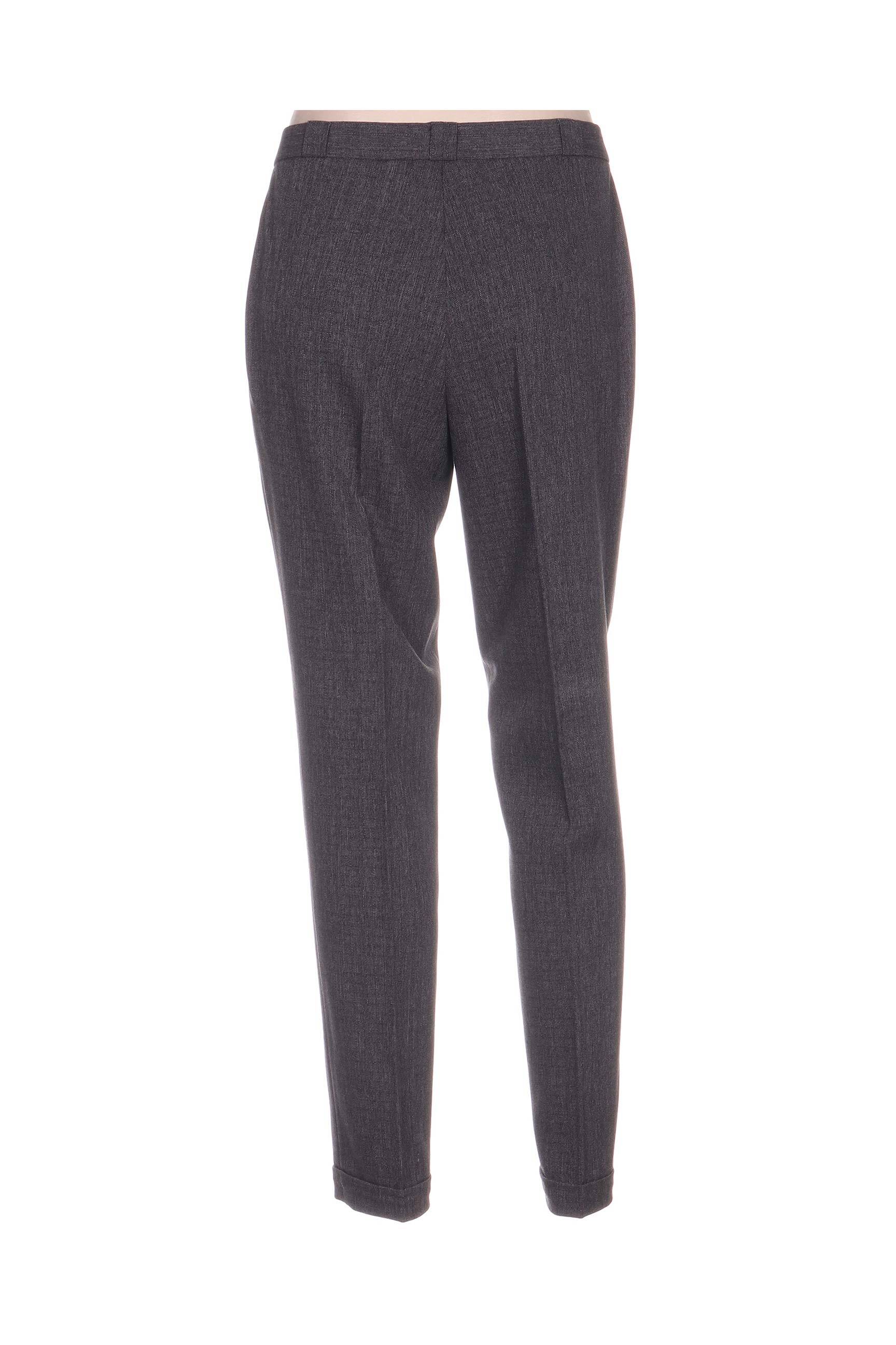 Pantalon tiesi kirpimas maža dydžio pilka QUATTRO moteris