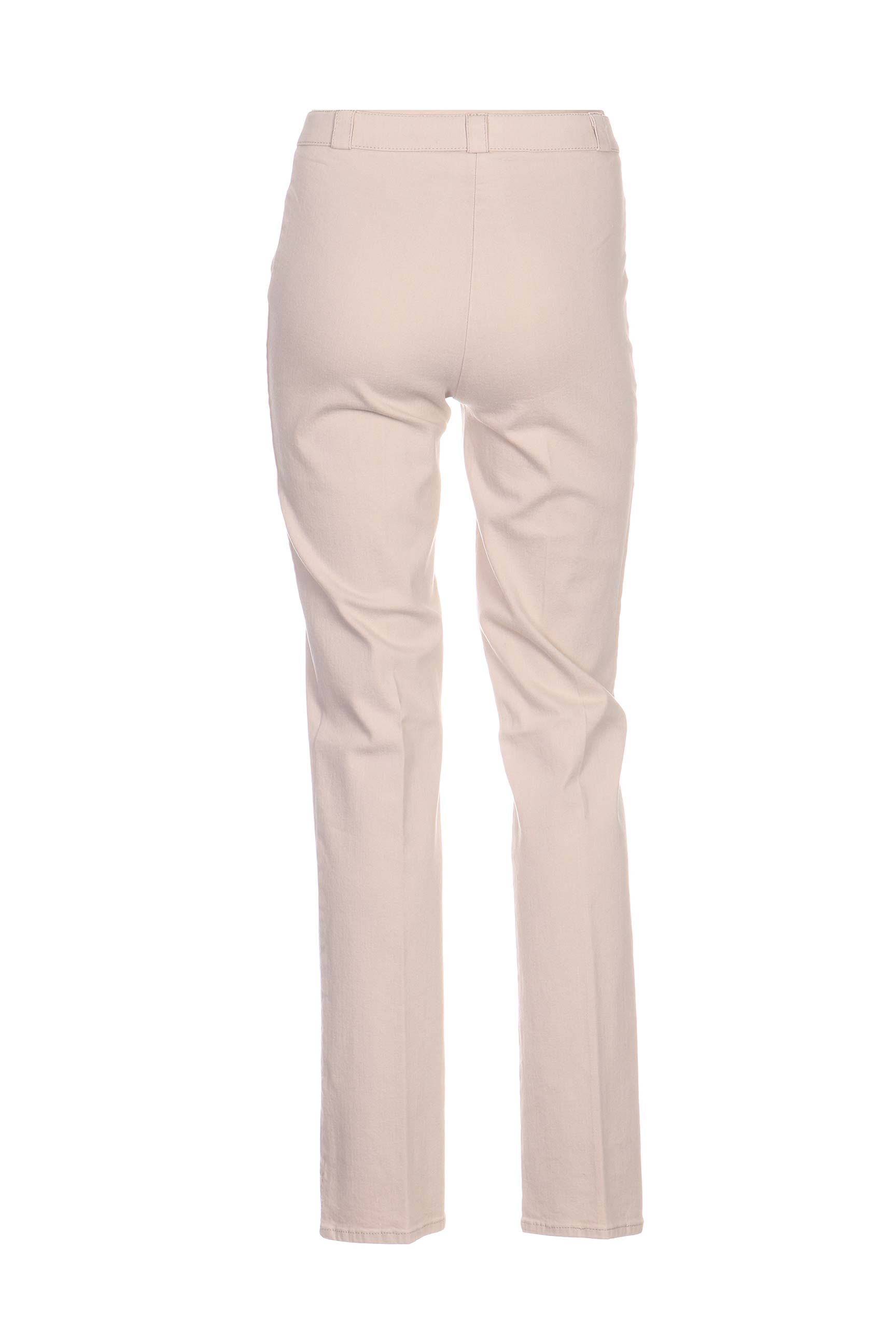 Pantalon tiesi kirpimas maža dydžio bežinis QUATTRO moteris
