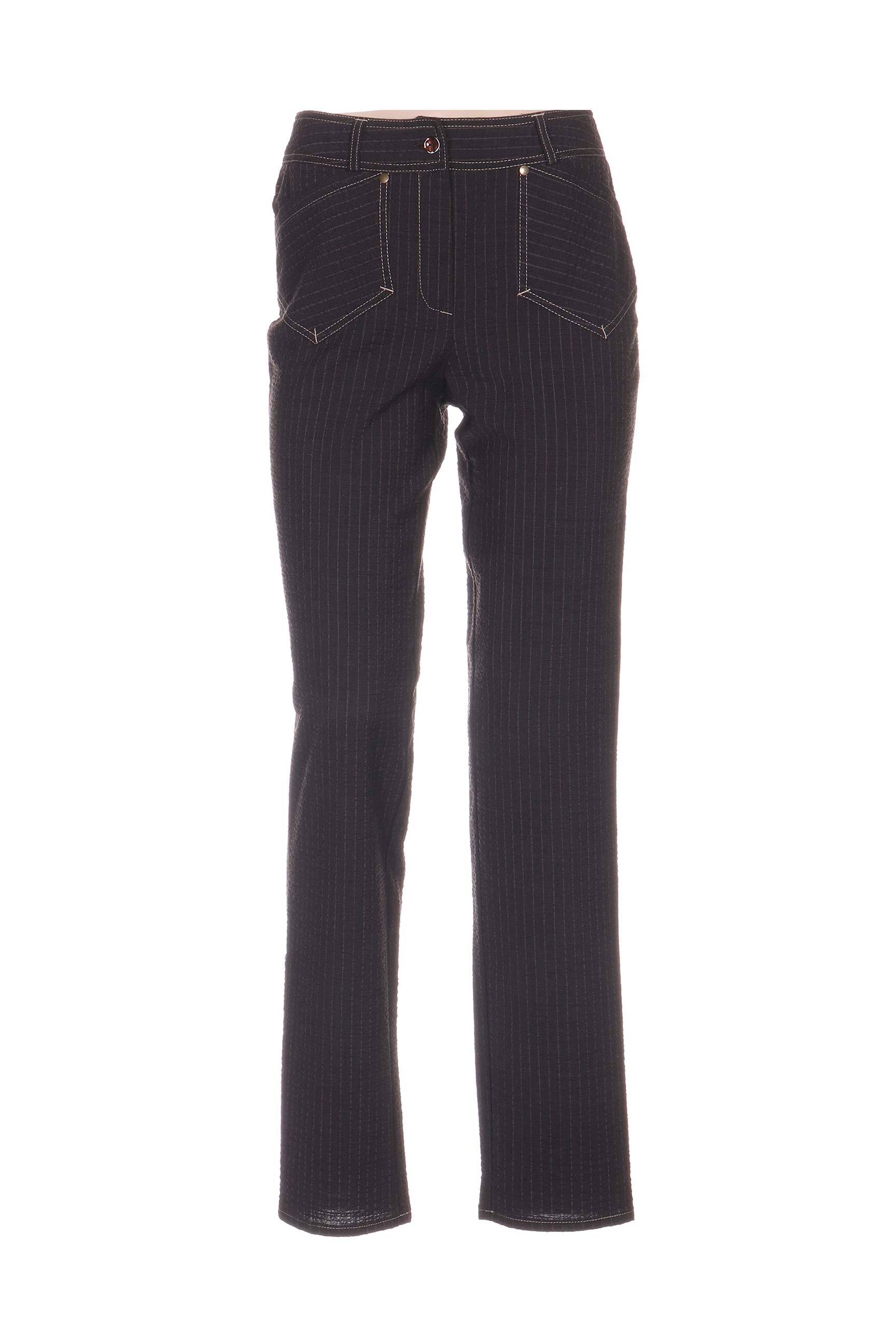 Pantalon tiesi kirpimas maža dydžio rudas QUATTRO moteris