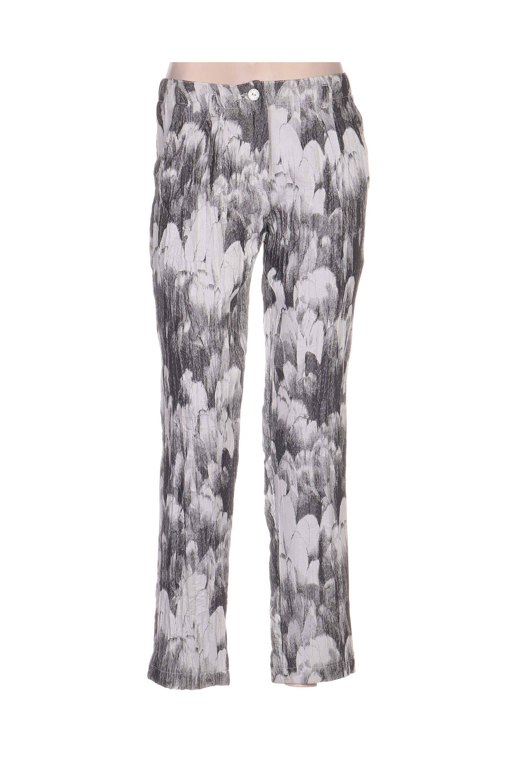 Pantalon tiesi kirpimas maža dydžio juodas QUATTRO moteris