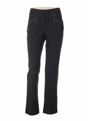 Pantalon kišenės aukšta talija pilka QUATTRO moteris