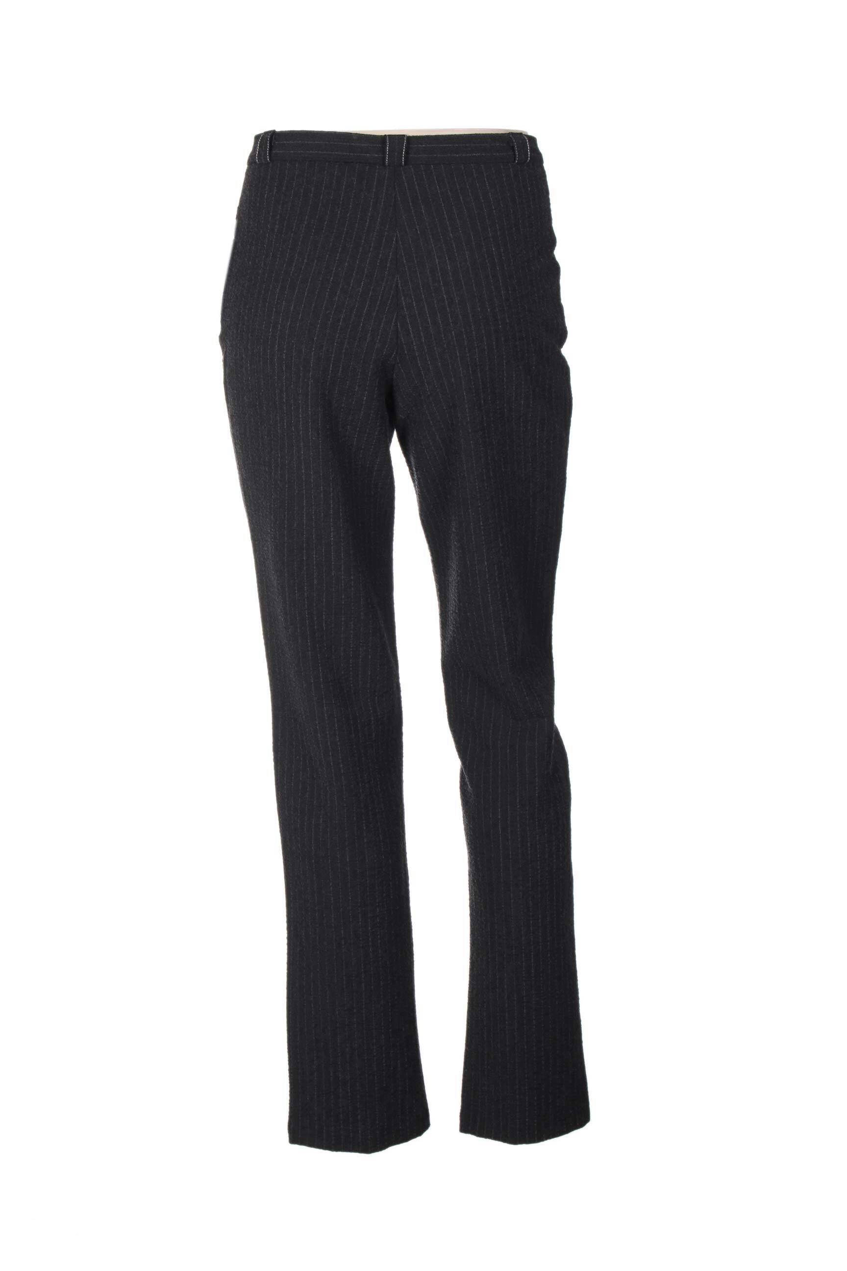 Pantalon aukšta talija aukšta talija pilka QUATTRO moteris