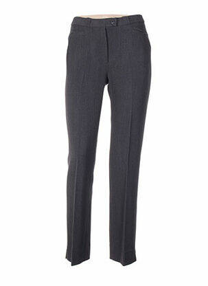 Pantalon kišenės aukšta talija pilka QUATTRO moteris