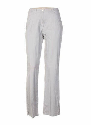 Pantalon tiesi kirpimas pilka QUATTRO moteris