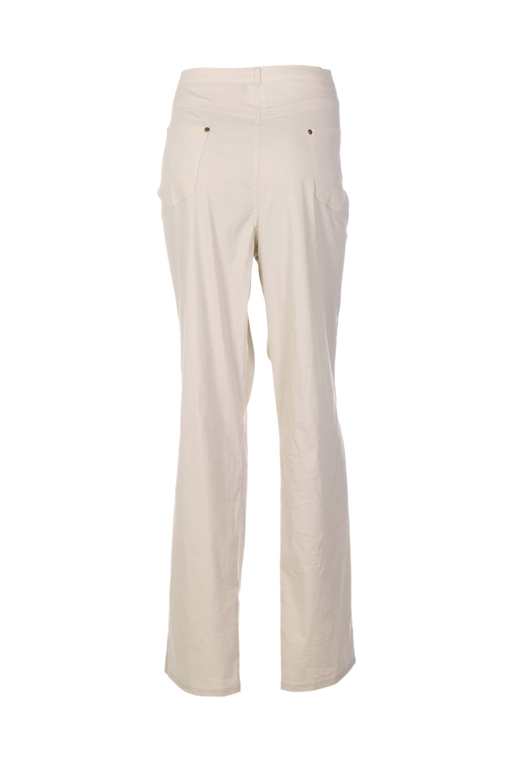 Pantalon tiesi kirpimas normala dydis pilka QUATTRO moteris