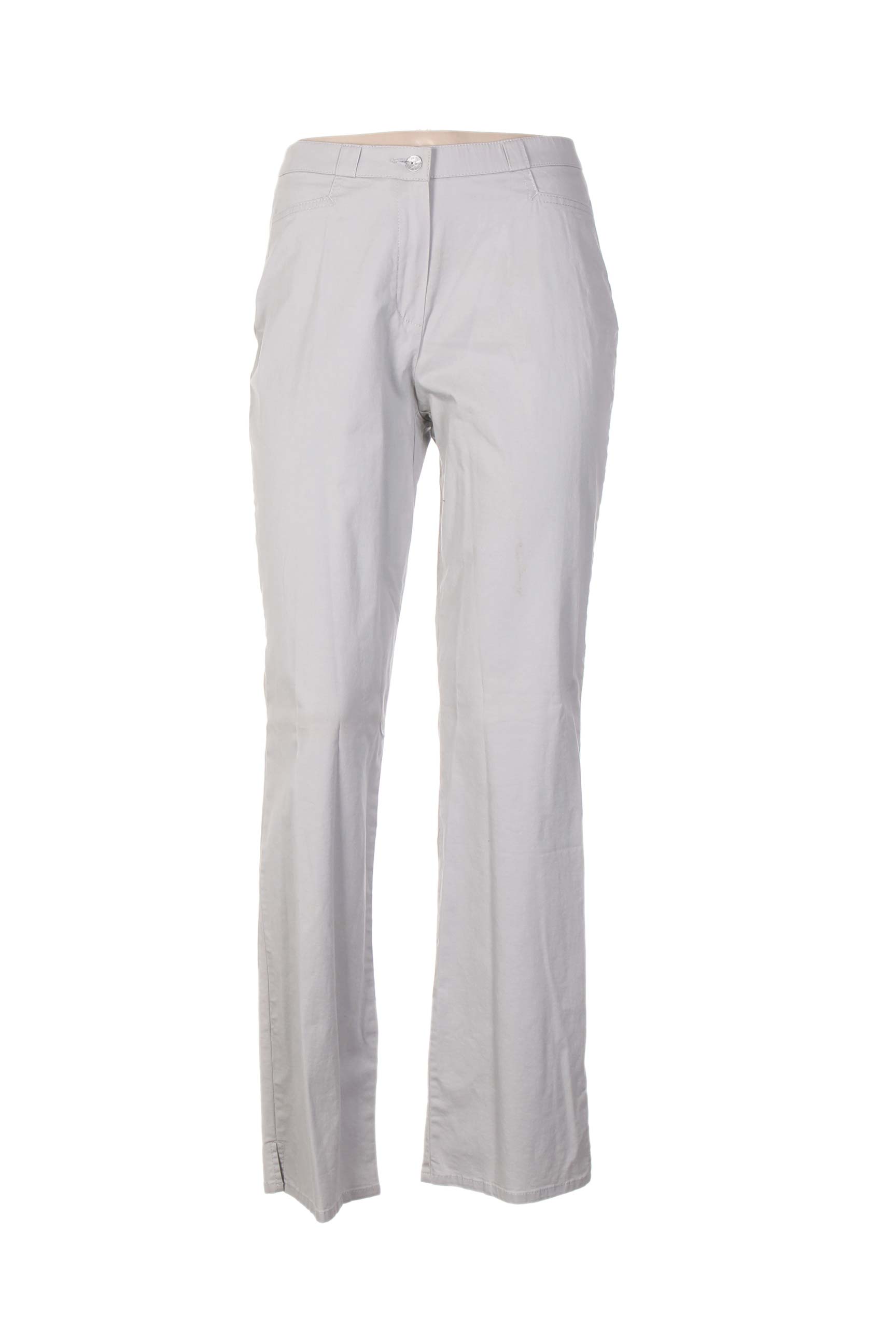 Pantalon tiesi kirpimas pilka QUATTRO moteris