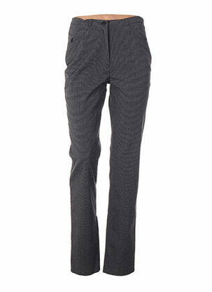 Pantalon kišenės aukšta talija pilka QUATTRO moteris