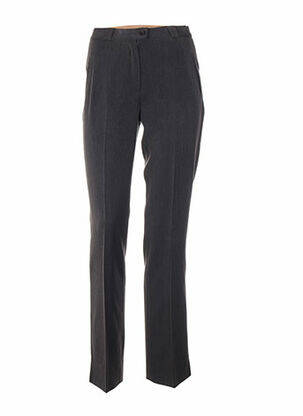 Pantalon tiesi kirpimas aukšta talija pilka QUATTRO moteris