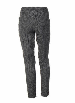 Pantalon uždarymas su užtrauktuku po mygtuku uždengimu aukšta talija pilka QUATTRO moteris