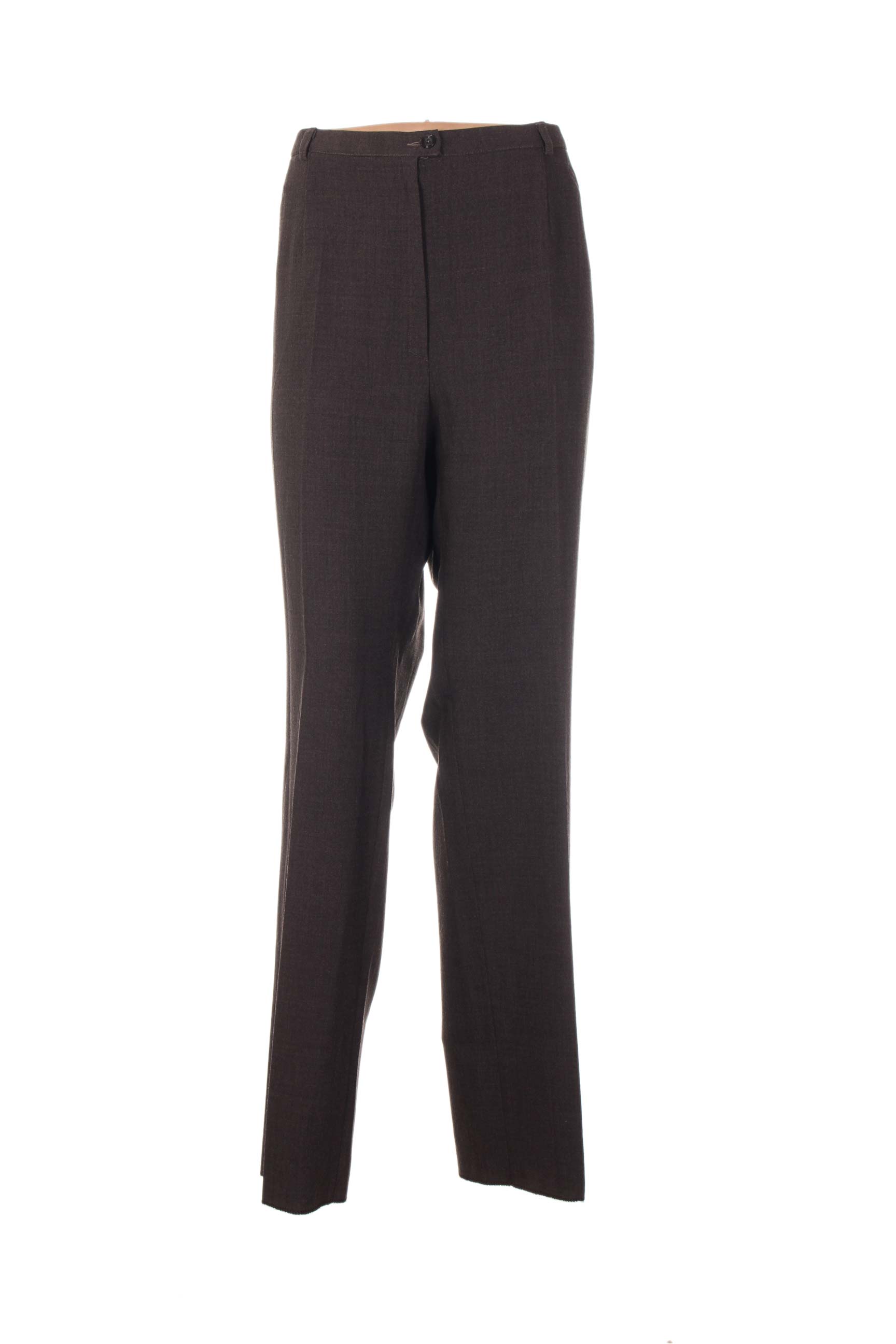 Pantalon aukšta talija aukšta talija rudas CHRISTIAN MARRY moteris