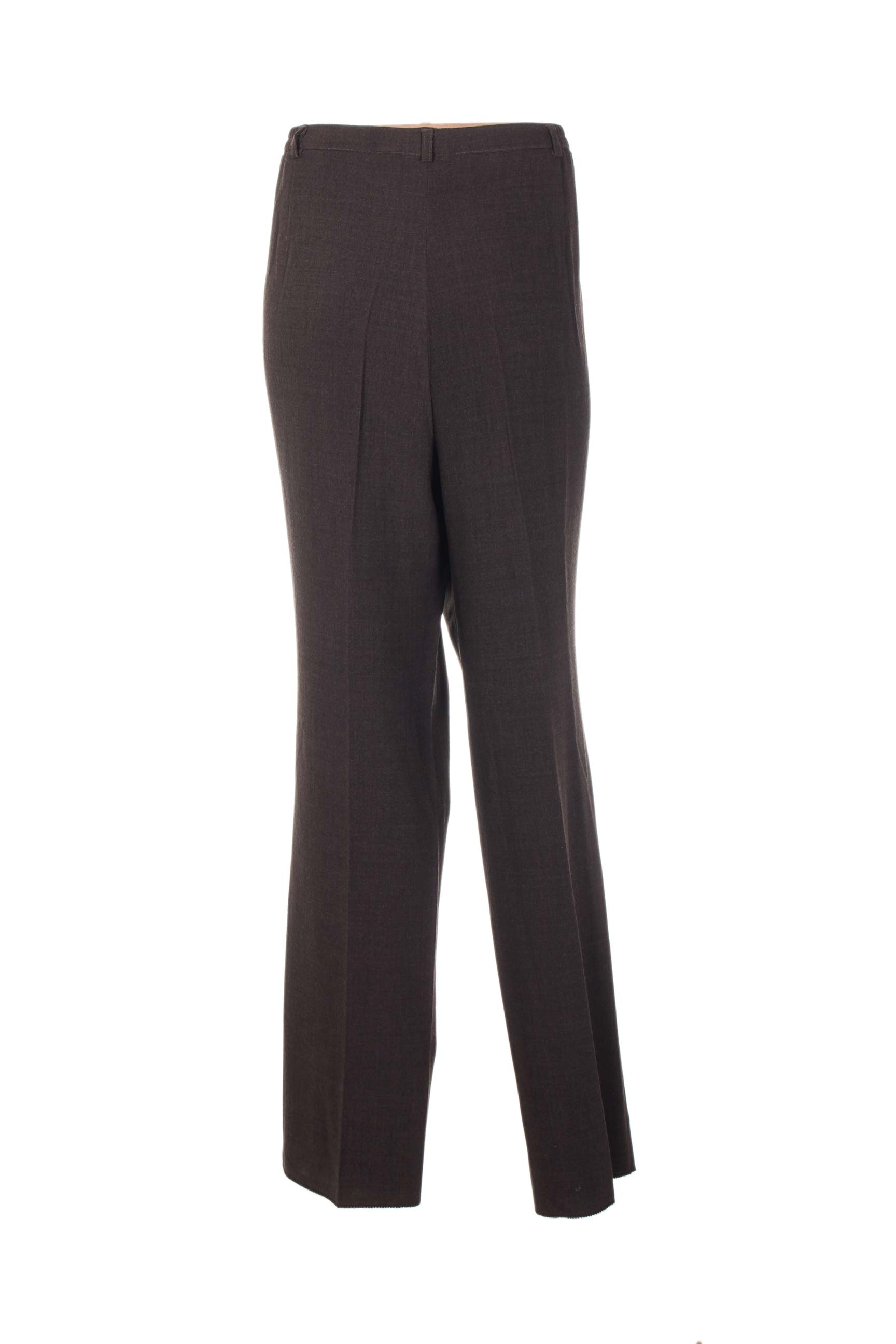 Pantalon aukšta talija aukšta talija rudas CHRISTIAN MARRY moteris
