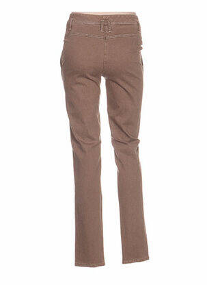 Pantalon tiesi kirpimas rudas QUATTRO moteris
