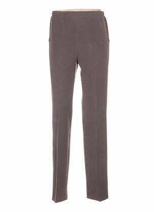 Pantalon tiesi kirpimas rudas QUATTRO moteris