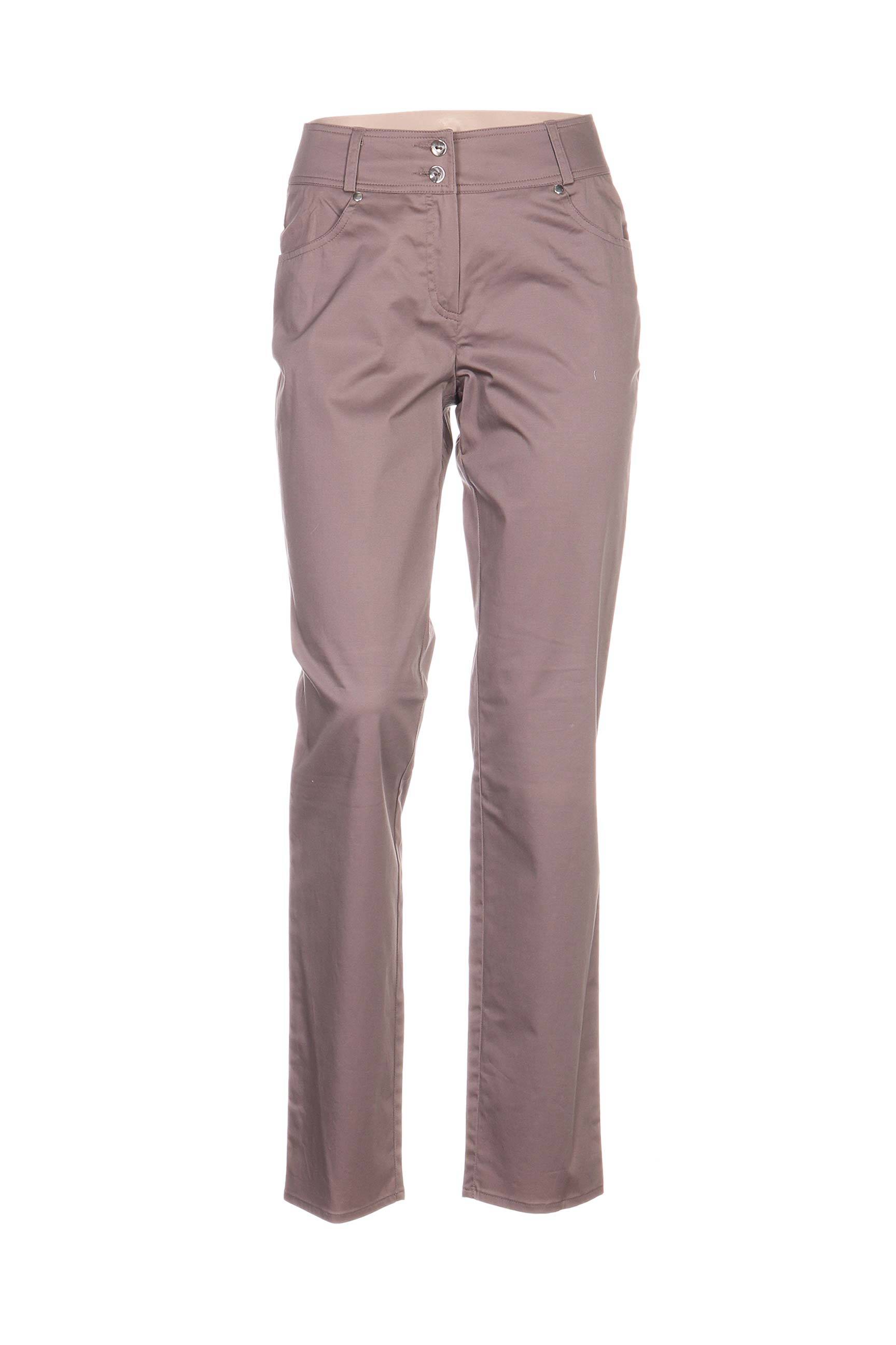Pantalon lieknas maža dydžio rudas QUATTRO moteris