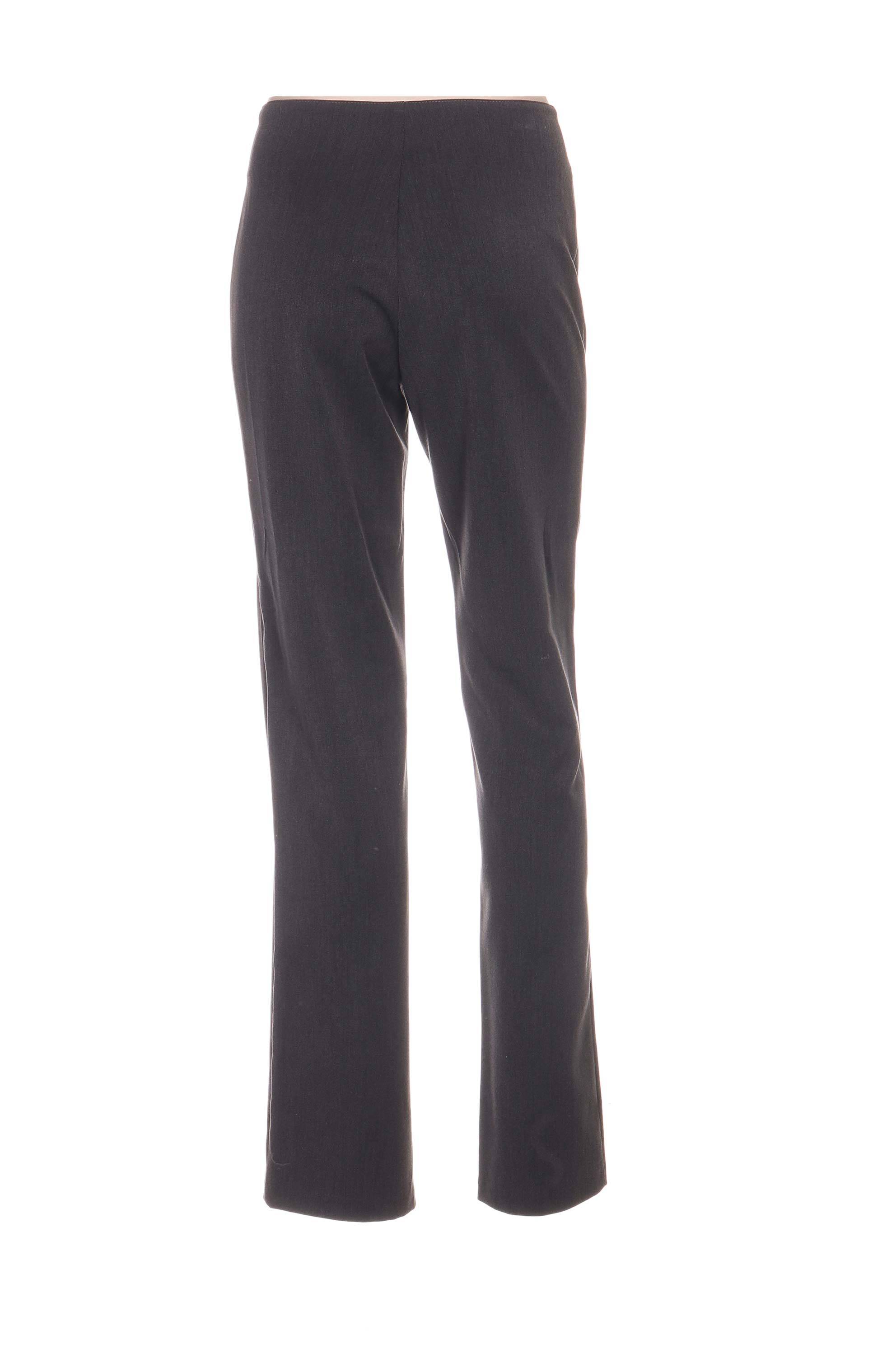 Pantalon bordo kraštų apdaila maža dydžio rudas QUATTRO moteris