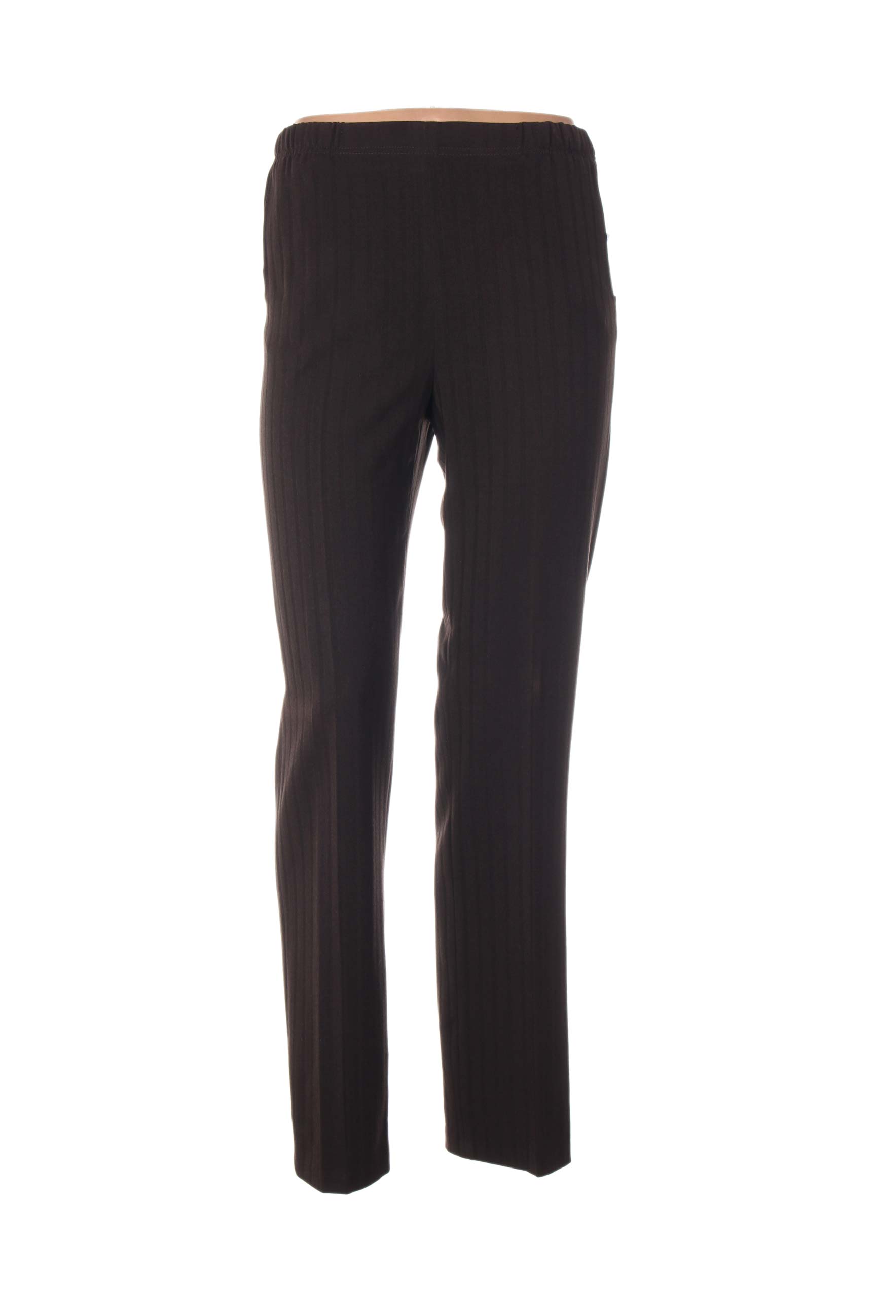 Pantalon tiesi kirpimas rudas QUATTRO moteris