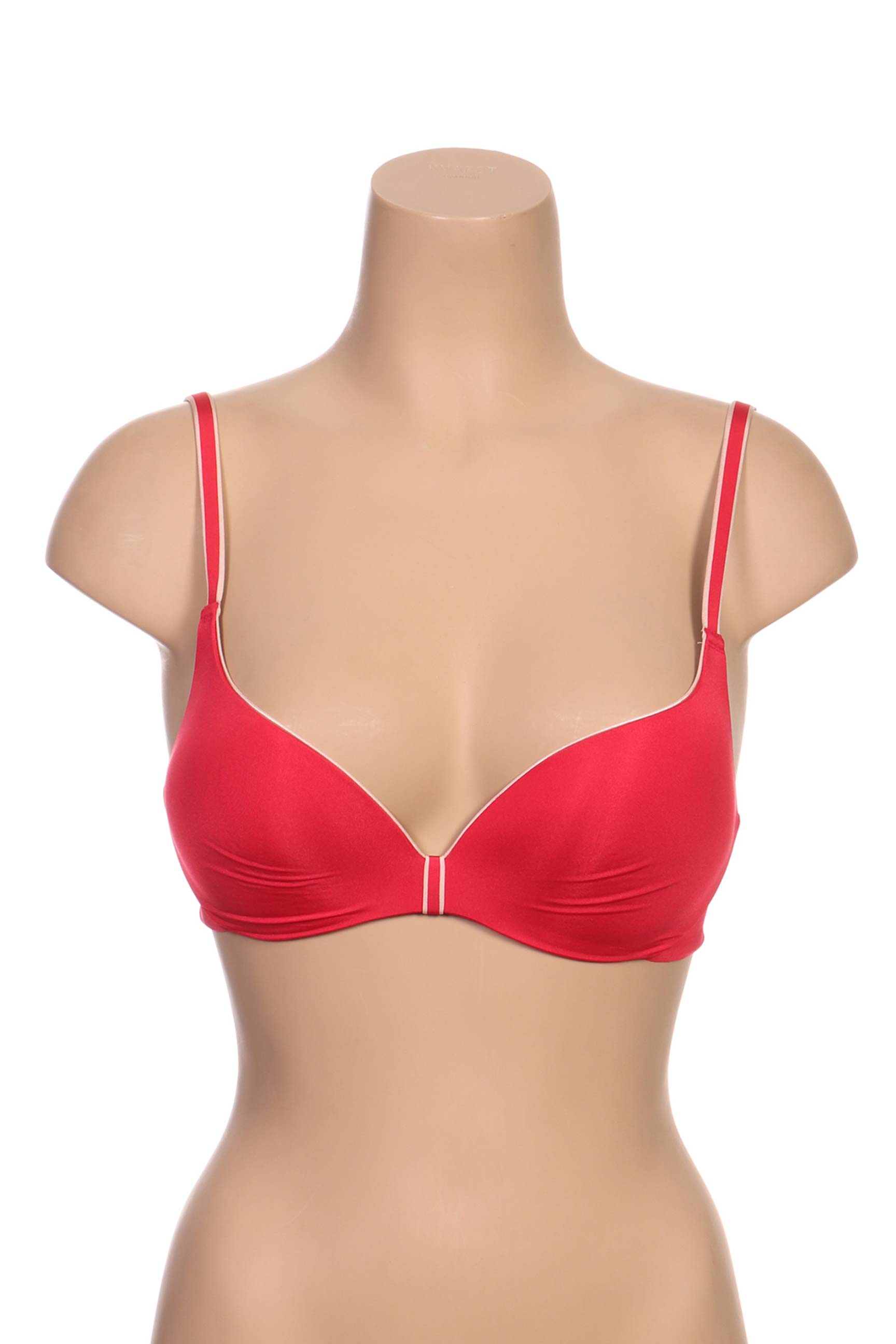 Liemenėlė push-up liemenėlė su aukštu palaikymu push-up liemenėlė su aukštu palaikymu raudona CHANTELLE moteris