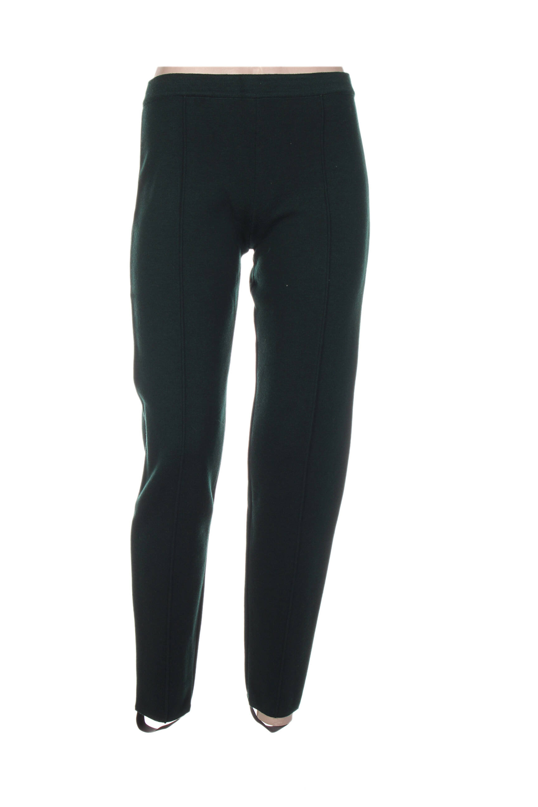 Pantalon aukšta talija aukšta talija žalias JACQUELINE COQ moteris