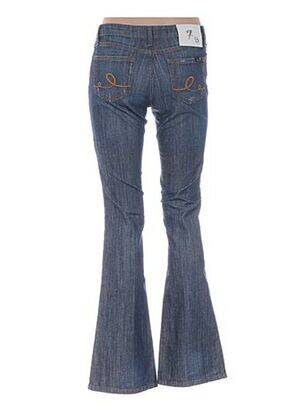 Bootcut džinsai nusidėvėjęs ir išblukęs efektas maža dydžio mėlyna SEVEN 7 moteris