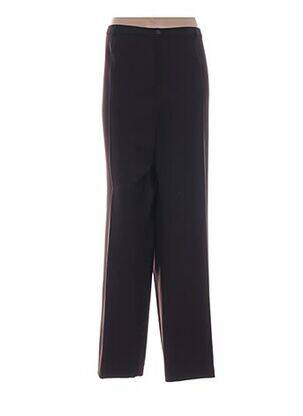 Pantalon tiesi kirpimas aukšta talija rudas WEINBERG moteris