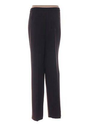 Pantalon tiesi kirpimas aukšta talija rudas WEINBERG moteris