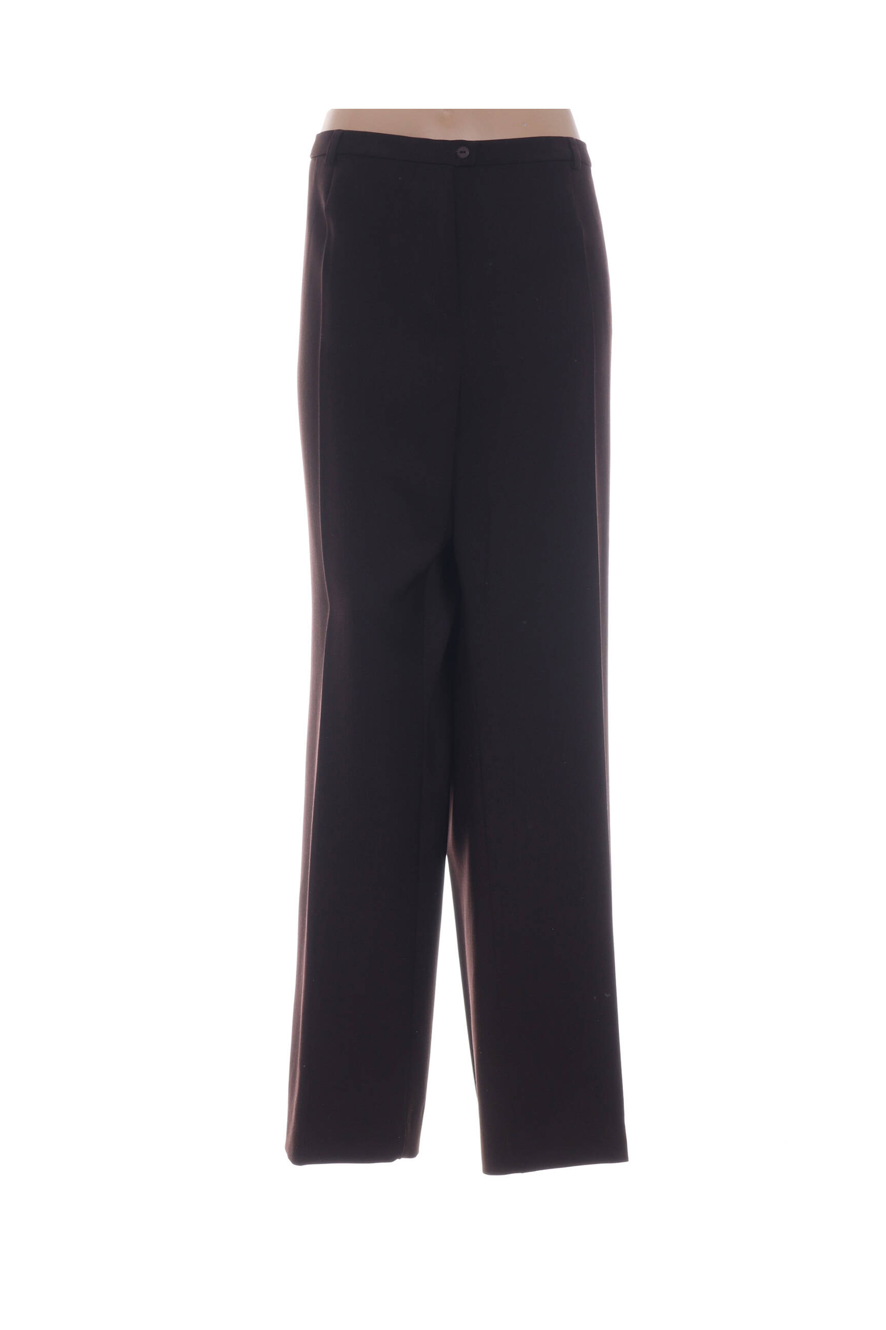 Pantalon kišenės aukšta talija rudas WEINBERG moteris