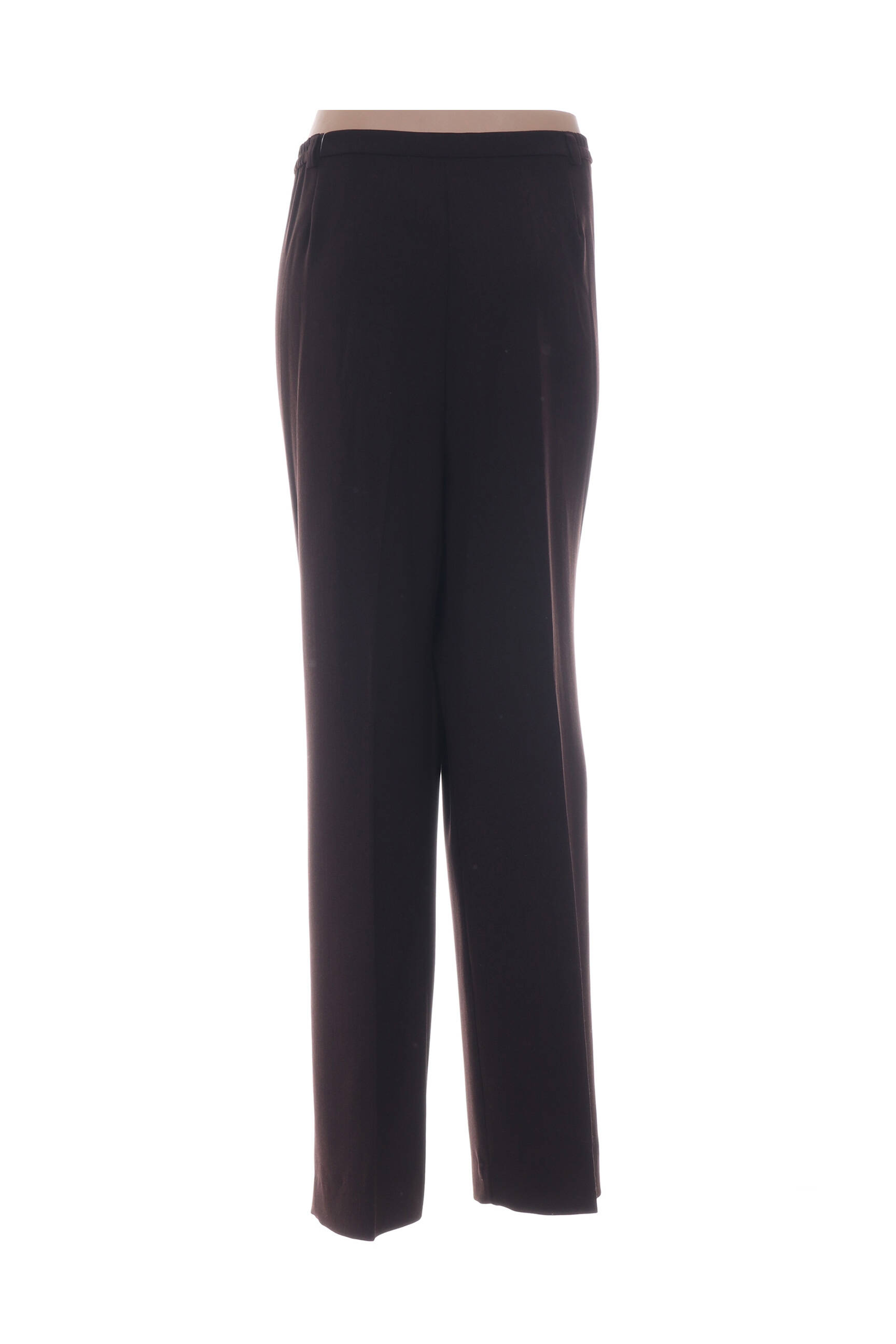 Pantalon kišenės aukšta talija rudas WEINBERG moteris