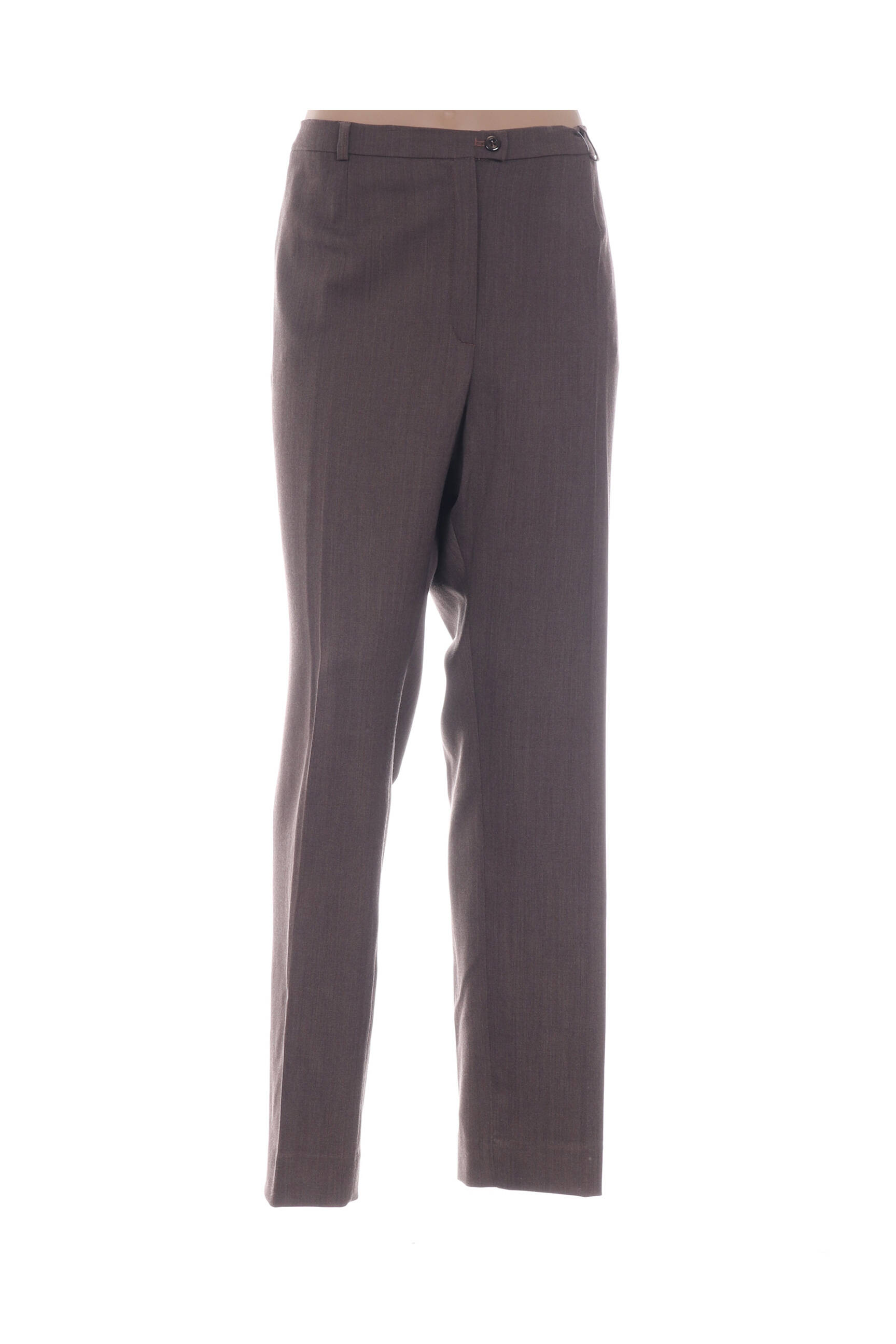 Pantalon kišenės aukšta talija rudas WEINBERG moteris