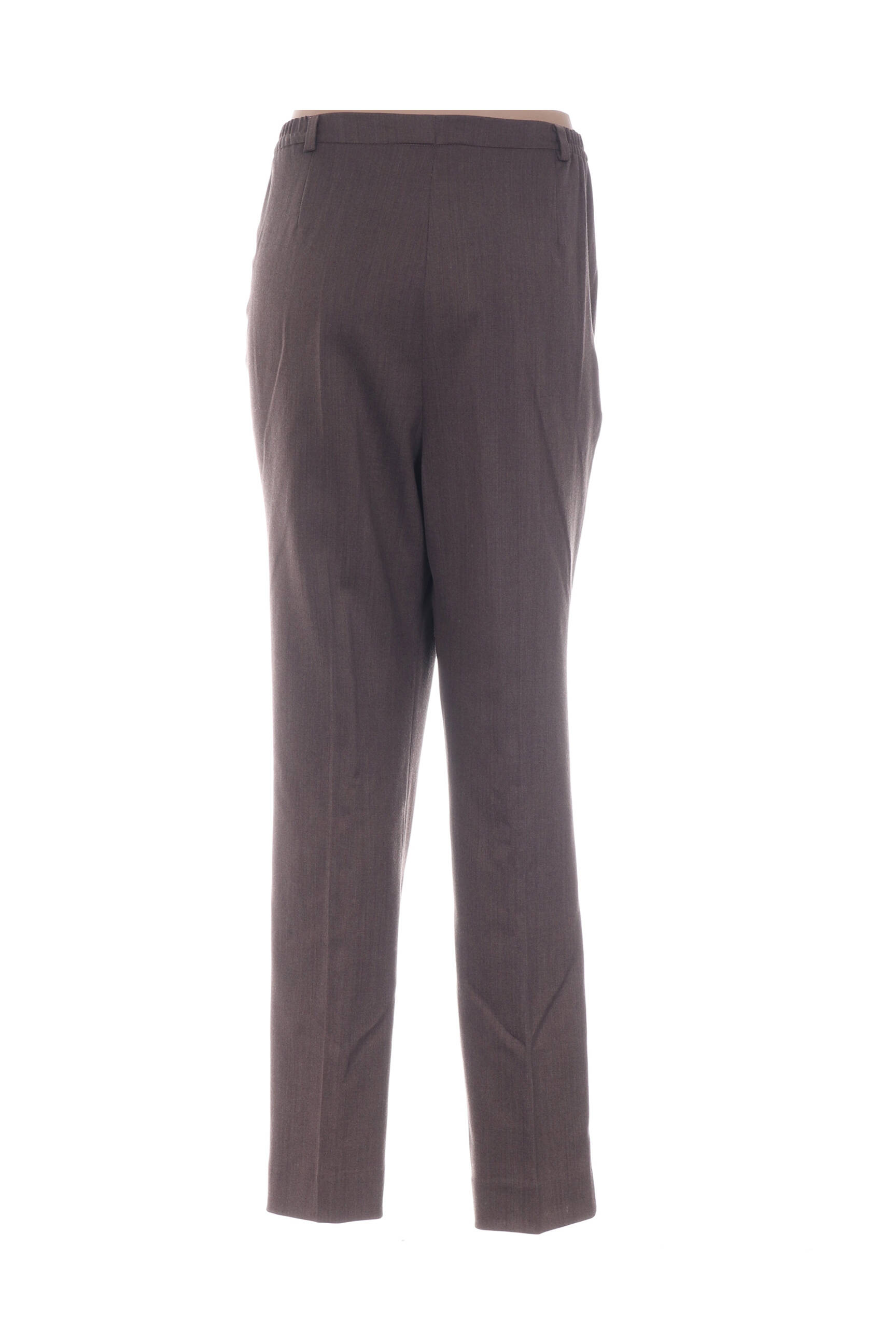 Pantalon kišenės aukšta talija rudas WEINBERG moteris
