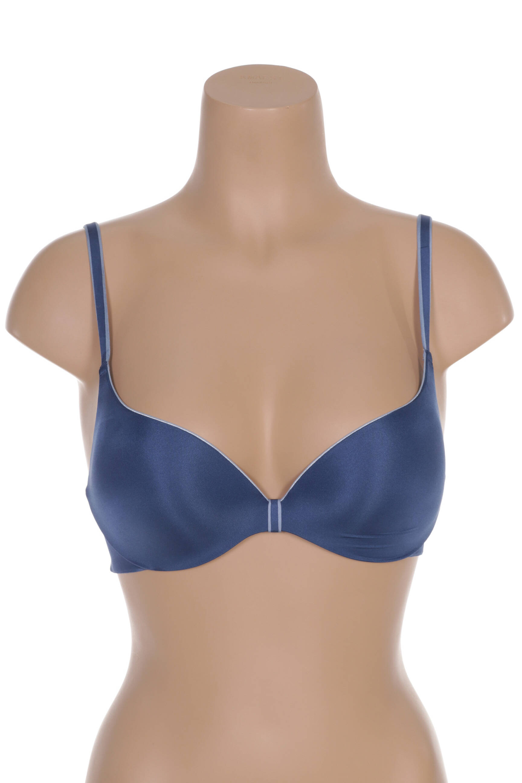 Liemenėlė push-up liemenėlė su aukštu palaikymu push-up liemenėlė su aukštu palaikymu mėlyna CHANTELLE moteris
