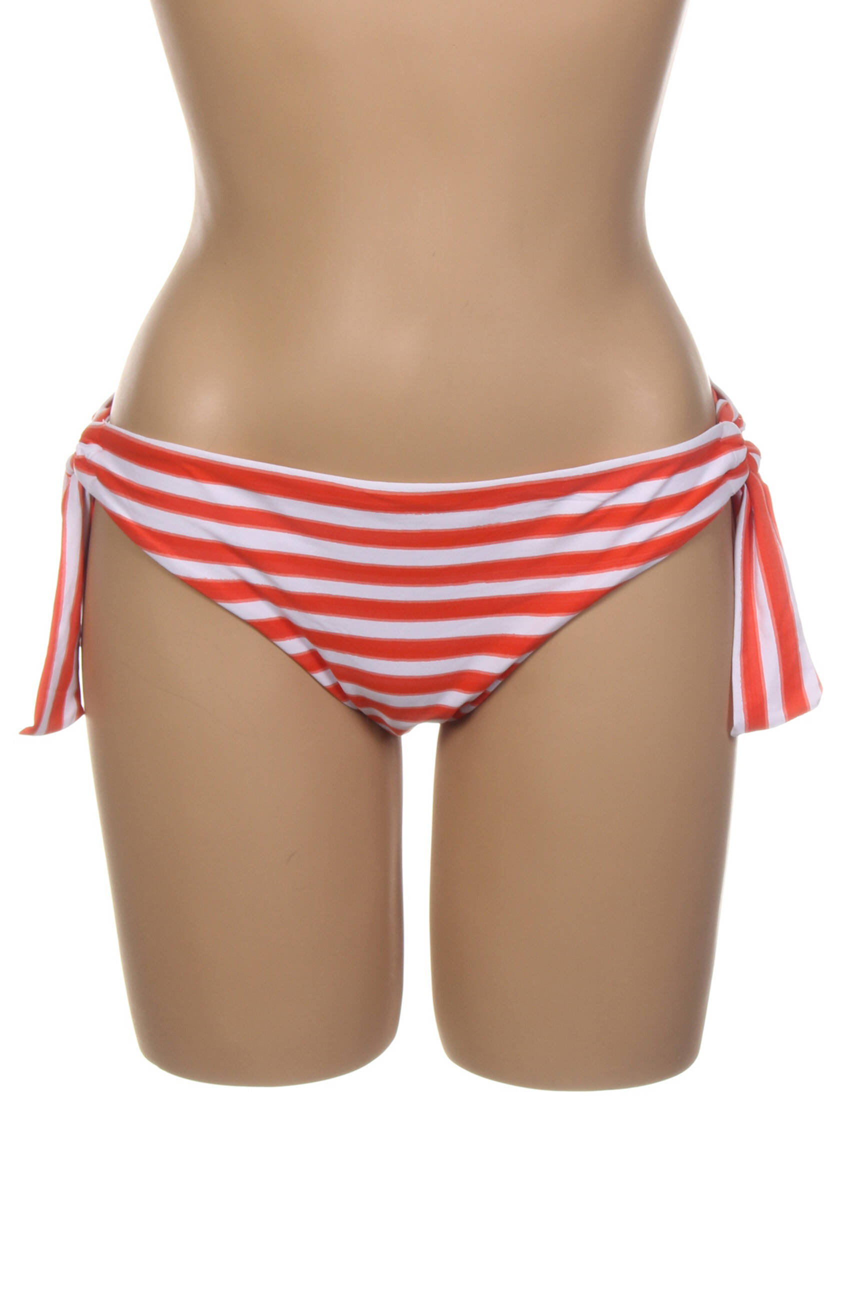 Maudymosi kelnaitės užsegimas su raišteliais bikini oranžinė SEAFOLLY moteris