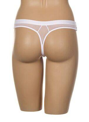 Tanga permatomas tiulis baltas IMPLICITE moteris