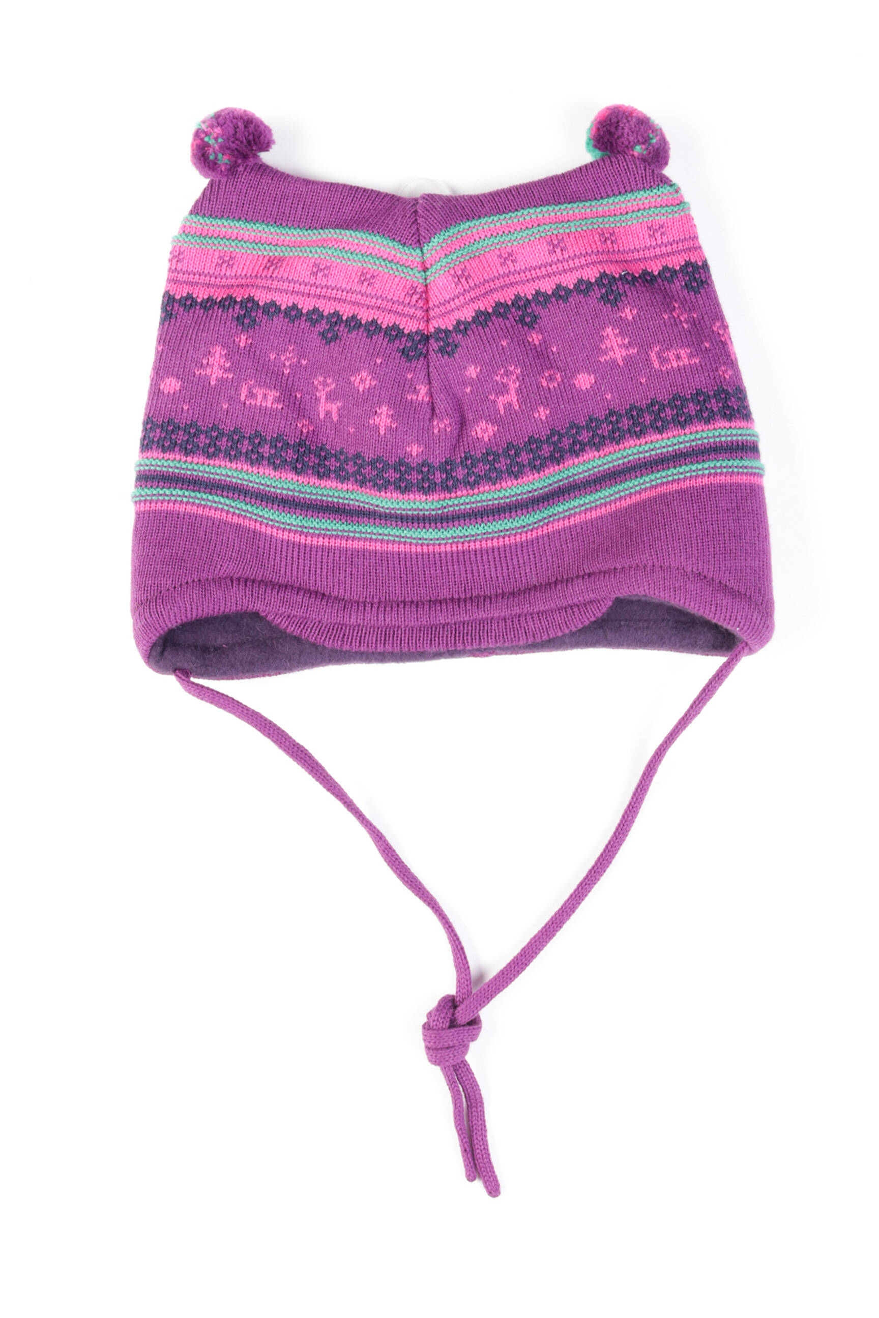 Kepurė fantazijos raštas violetinis MAXIMO mergina