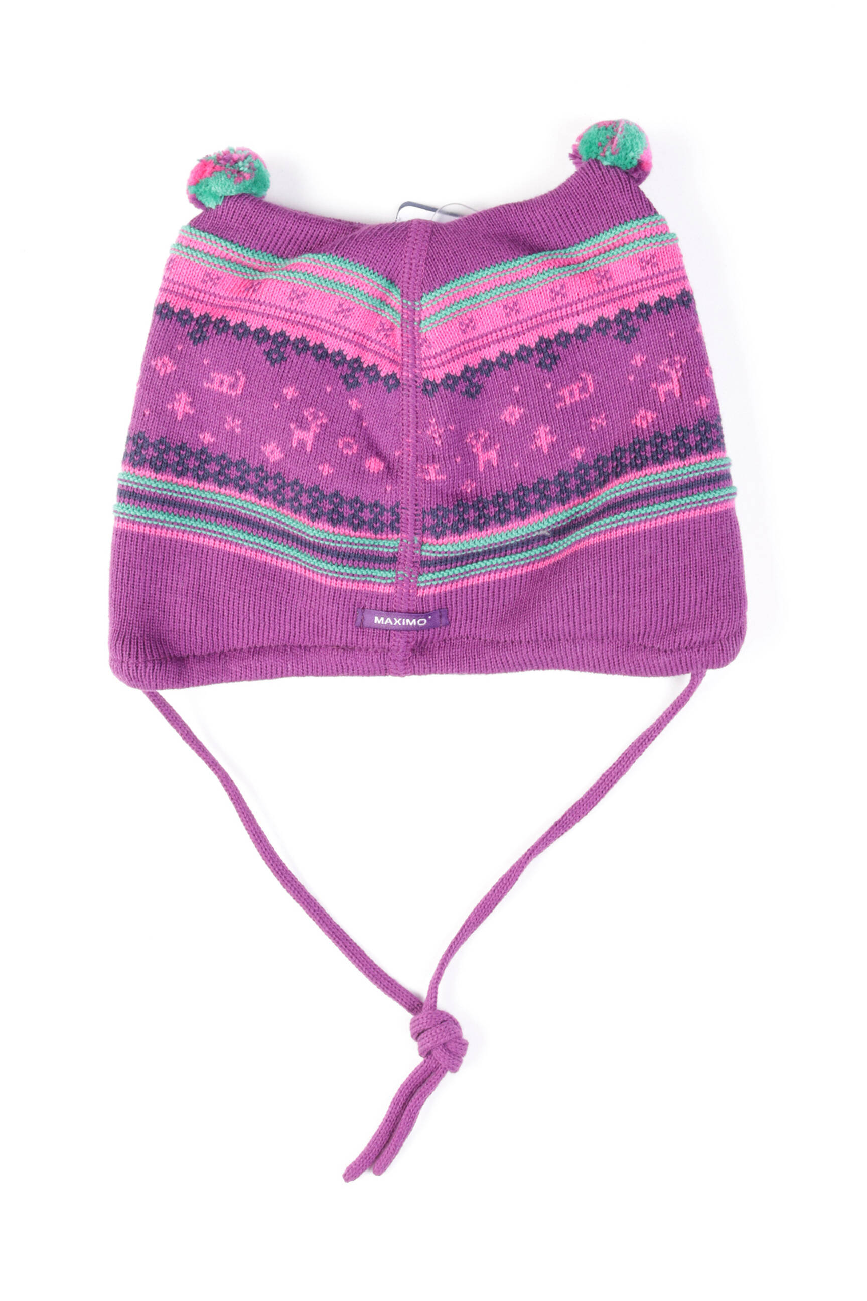 Kepurė fantazijos raštas violetinis MAXIMO mergina