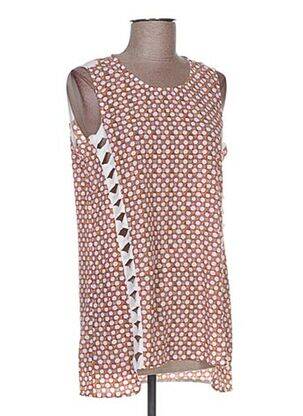 Be rankovių tunika spausdintas violetinis ARELINE moteris