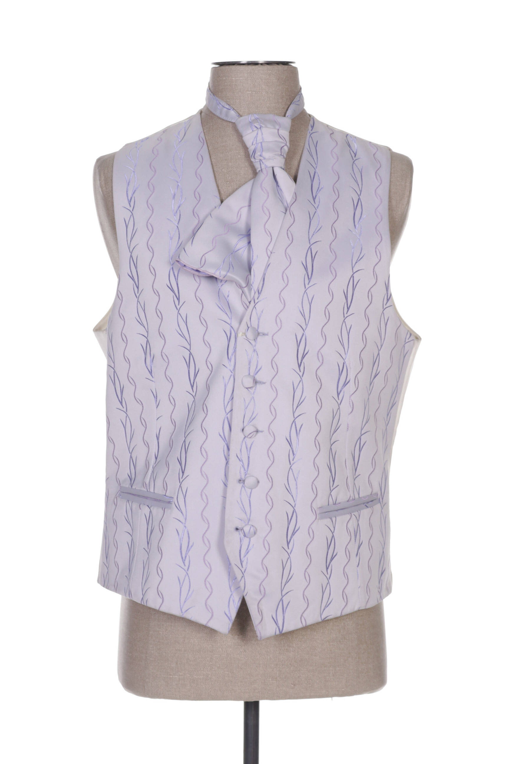 Be rankovių liemenė satino audinys violetinis GREGE CREATION vyras