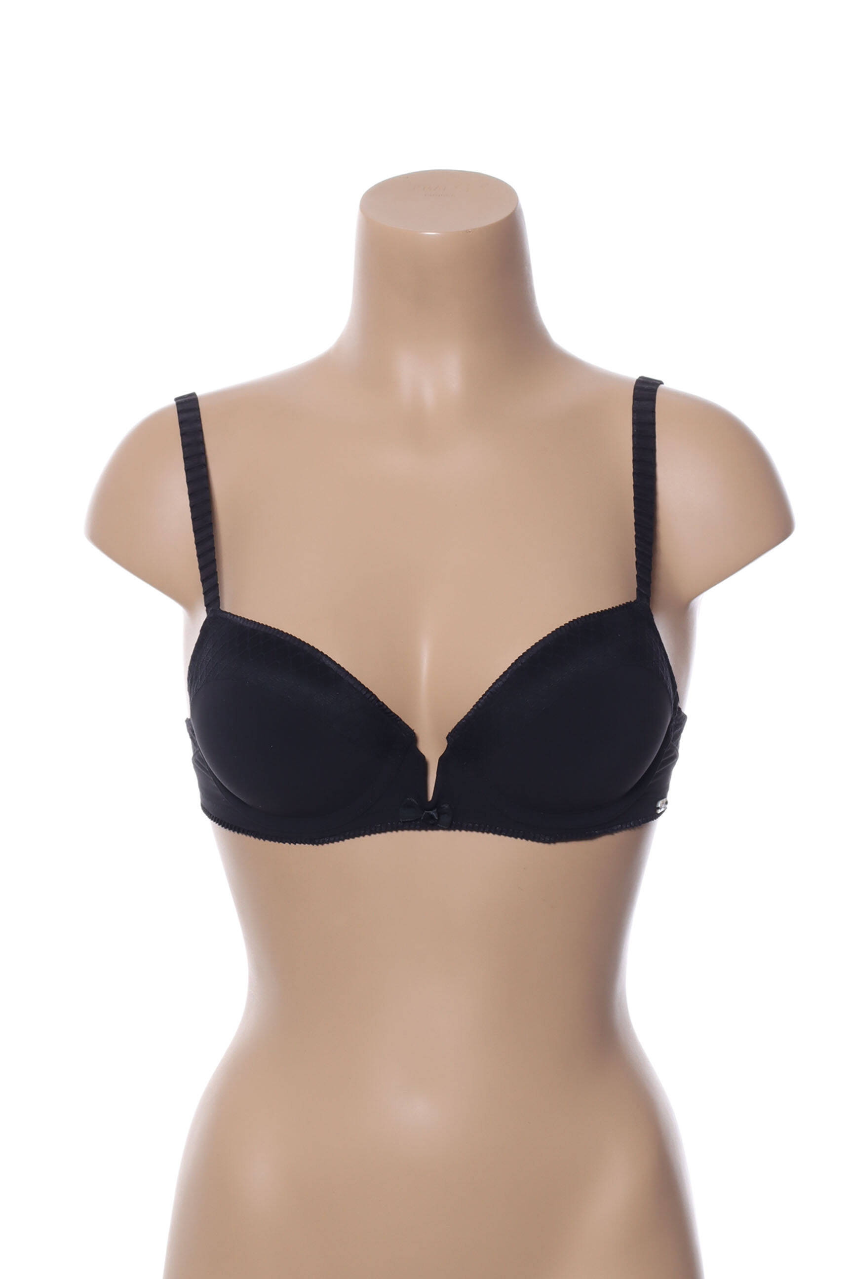Liemenėlė push-up liemenėlė su aukštu palaikymu push-up liemenėlė su aukštu palaikymu juodas ROSY moteris